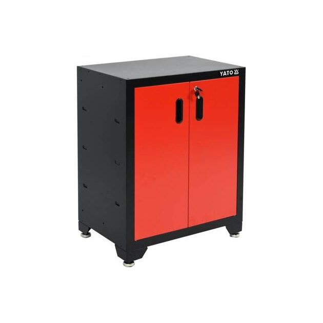 Шкаф для мастерской YATO с 1 полкой, 660 x 457 x 863 мм, фото , изображение 3 | SNABZHENIE.com.ua Шкаф для мастерской YATO с 1 полкой, 660 x 457 x 863 мм, фото , изображение 3 | SNABZHENIE.com.ua