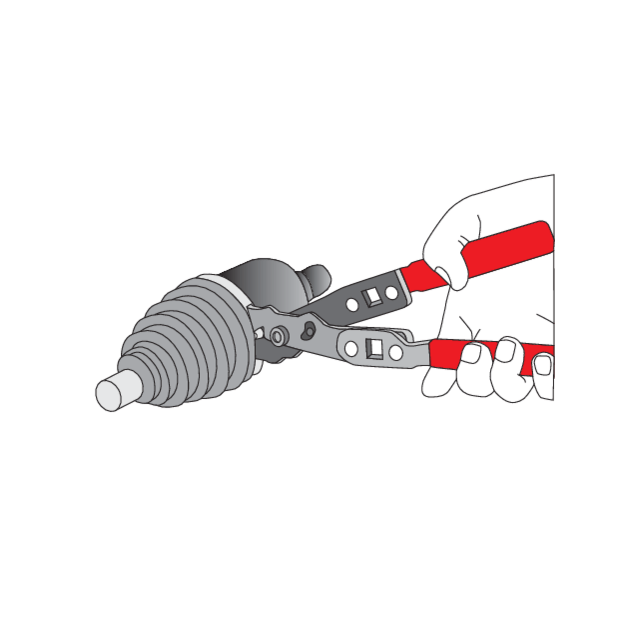 Щипцы для хомутов, 235 мм YATO (YT-0606), фото , изображение 2 | SNABZHENIE.com.ua