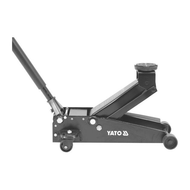 Домкрат гидравлический подкатной YATO, 3 т, 130-465 мм, фото , изображение 6 | SNABZHENIE.com.ua