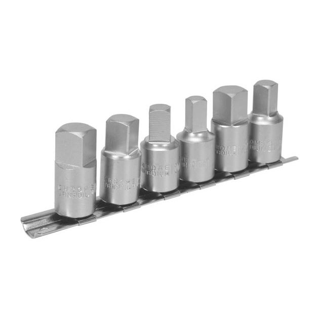 Набор торцевых головок YATO 3/8" 6 шт для сливных пробок 8-14 мм, фото , изображение 3 | SNABZHENIE.com.ua