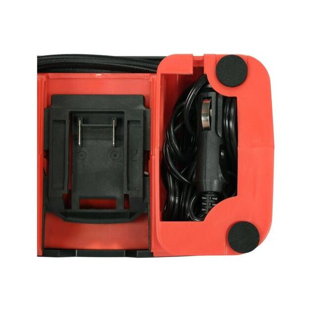 Компресор акумуляторний YATO Li-Ion 18 В, 3.0 А, 60 Вт, тиск ≤ 11 Bar, подача повітря - 21 л/хв, фото , зображення 14 | SNABZHENIE.com.ua