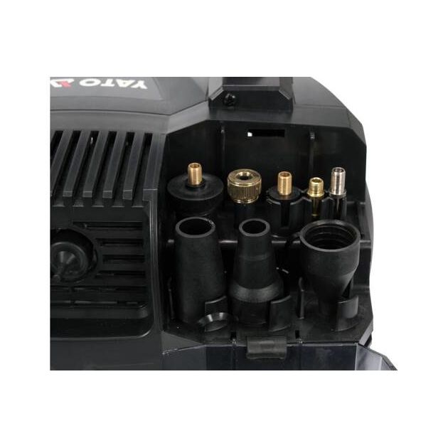 Компрессор аккумуляторный YATO 36 В, 800 В, 6 л, 8 Бар, 98 л/мин, фото , изображение 8 | SNABZHENIE.com.ua