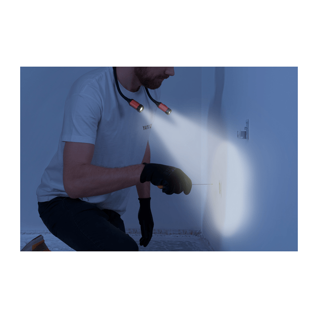 Ліхтарі 2 COB-діодні нашийні YATO з живленням від Li-Ion акумулятора 3,7 В 2000 мАгод, 2 по 150 Lm, фото , зображення 19 | SNABZHENIE.com.ua