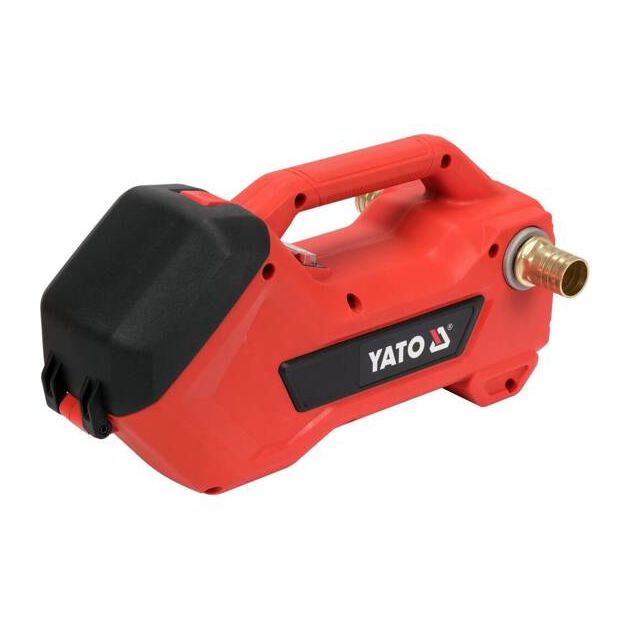 Насос для води та олії акумуляторний -18В YATO 380 Вт, 1800 л/год, макс. висота - 22 м, макс. глибина - 9 м (БЕЗ АКУМУЛЯТОРА), фото , зображення 6 | SNABZHENIE.com.ua