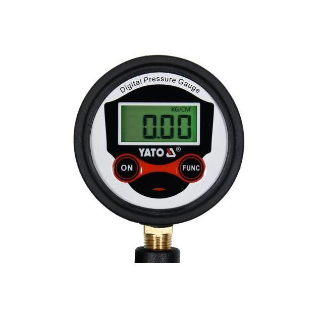 Пістолет для накачки шин YATO з цифровим LCD манометром 0.8 MPa, 1/4 (YT-23702), фото , зображення 3 | SNABZHENIE.com.ua