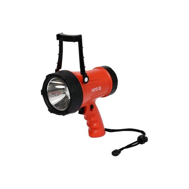 Ліхтар світлодіодний з ручкою акумуляторний YATO Li-Ion 3.7 В, 4400 мАг, 15 Вт, 600/1200 Лм, зарядний USB, фото , зображення 3 | SNABZHENIE.com.ua