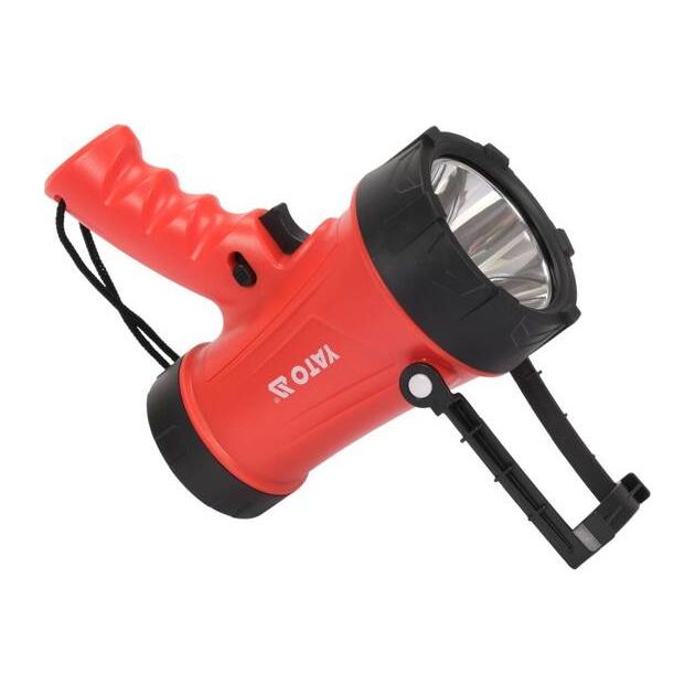 Ліхтар світлодіодний з ручкою акумуляторний YATO Li-Ion 3.7 В, 4400 мАг, 15 Вт, 600/1200 Лм, зарядний USB, фото , зображення 17 | SNABZHENIE.com.ua