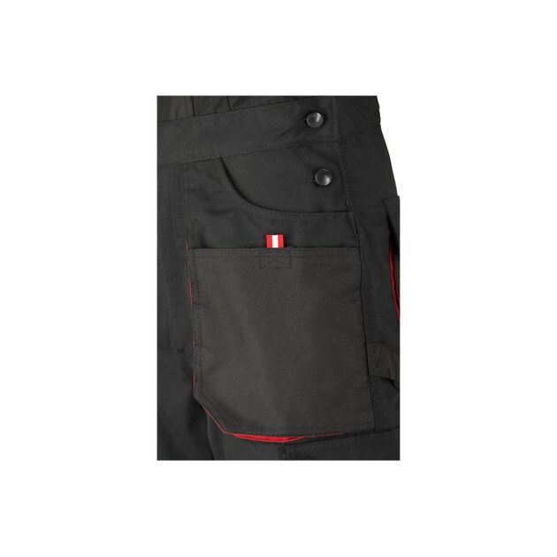 Рабочий комбинезон черно-красный, размер L YATO (YT-8032), фото , изображение 15 | SNABZHENIE.com.ua