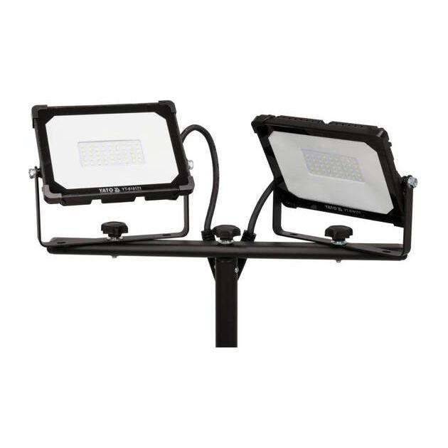 Прожектори YATO з SMD-діодним випромінюванням: 2 x 30 Вт, 230 В, 2 x 2850 Lm, на штативі h= 0.6-1.22 м, фото , зображення 9 | SNABZHENIE.com.ua