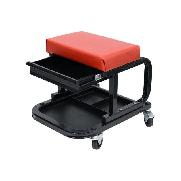 Табурет на колесах YATO з ящиками, 440 x 360 x 390 мм, 150 кг (YT-08791), фото , зображення 3 | SNABZHENIE.com.ua Табурет на колесах YATO з ящиками, 440 x 360 x 390 мм, 150 кг (YT-08791), фото , зображення 3 | SNABZHENIE.com.ua