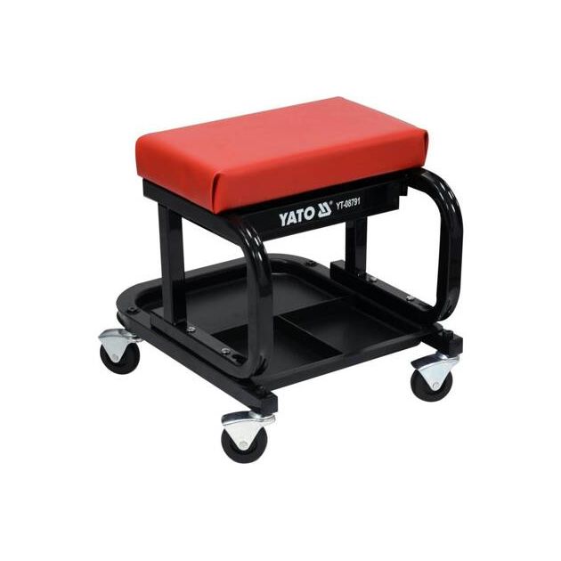 Табурет на колесах YATO з ящиками, 440 x 360 x 390 мм, 150 кг (YT-08791), фото , зображення 9 | SNABZHENIE.com.ua Табурет на колесах YATO з ящиками, 440 x 360 x 390 мм, 150 кг (YT-08791), фото , зображення 9 | SNABZHENIE.com.ua