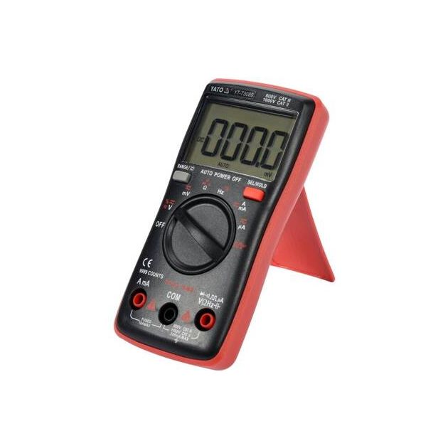 Мультиметр TRUE RMS електричних параметрів YATO з LCD-цифровим діапазоном 9999, фото , зображення 3 | SNABZHENIE.com.ua Мультиметр TRUE RMS електричних параметрів YATO з LCD-цифровим діапазоном 9999, фото , зображення 3 | SNABZHENIE.com.ua
