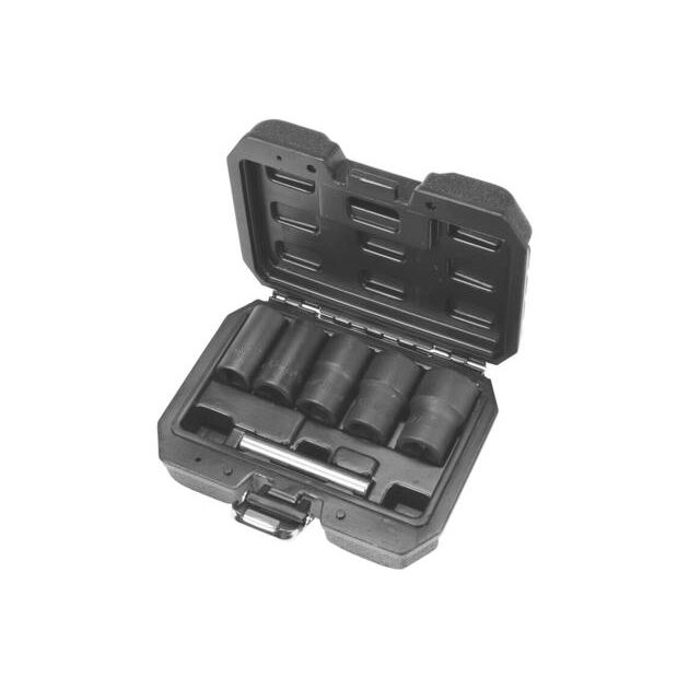 Набір екстракторів для видалення зламаних гвинтів і гайок YATO 1/2, 17-27 мм, 6 шт (YT-06032), фото , зображення 2 | SNABZHENIE.com.ua Набір екстракторів для видалення зламаних гвинтів і гайок YATO 1/2, 17-27 мм, 6 шт (YT-06032), фото , зображення 2 | SNABZHENIE.com.ua