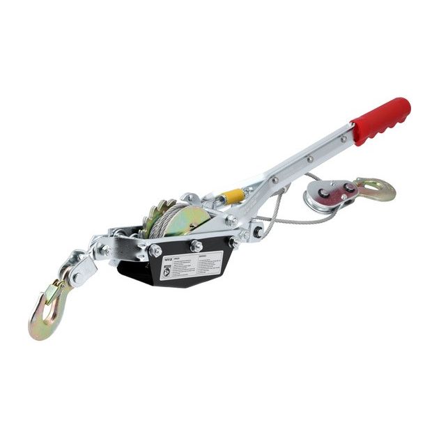 Лебідка механічна канатна 1000 кг, канат 3 м YATO (YT-5911), фото , зображення 2 | SNABZHENIE.com.ua Лебідка механічна канатна 1000 кг, канат 3 м YATO (YT-5911), фото , зображення 2 | SNABZHENIE.com.ua