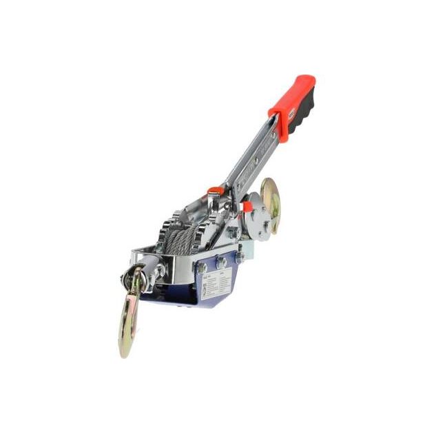 Лебедка механическая YATO 1300 кг, канат 3 м (YT-5913), фото , изображение 3 | SNABZHENIE.com.ua