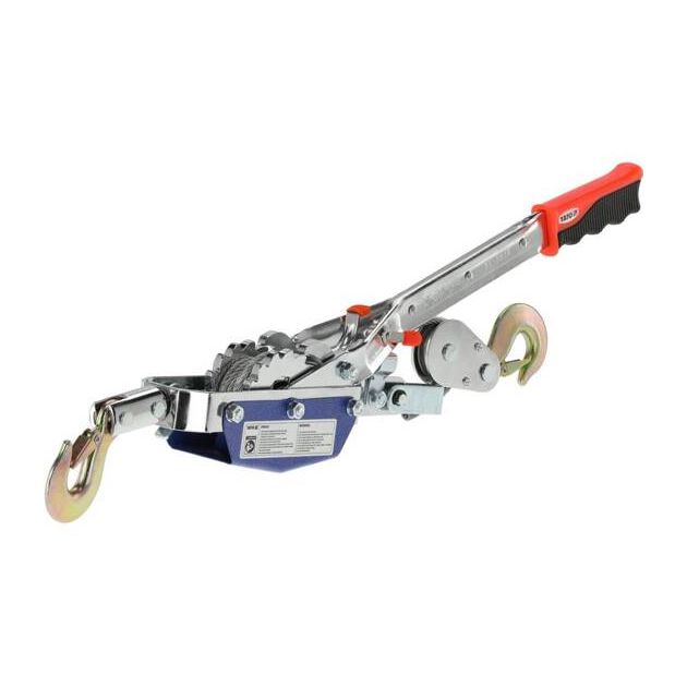 Лебедка механическая YATO 1300 кг, канат 3 м (YT-5913), фото , изображение 6 | SNABZHENIE.com.ua