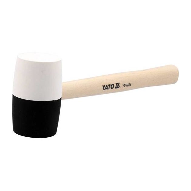 Киянка резинова, 2-шарова, 780 г, довжина 340 мм YATO (YT-4604), фото , зображення 3 | SNABZHENIE.com.ua
