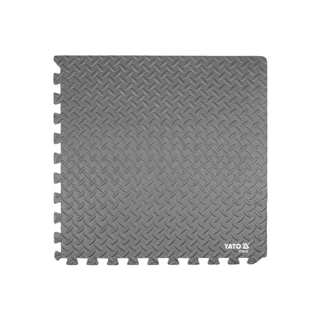 Килимки YATO підстилкові 60x60 см, 12 мм, 6 шт., з'єднуються «ластівковим хвостом», фото , изображение 6 | SNABZHENIE.com.ua