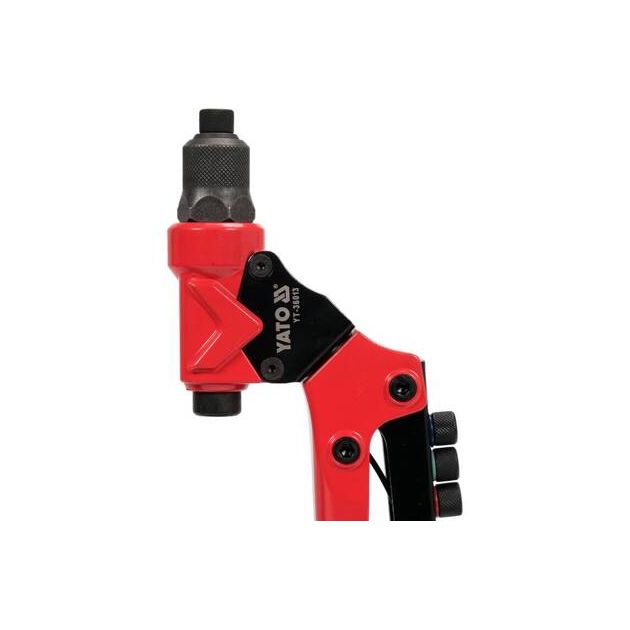 Заклепочник YATO с поворотной головкой, длина 275 мм, для нитов 2,4-4,8 мм, фото , изображение 6 | SNABZHENIE.com.ua