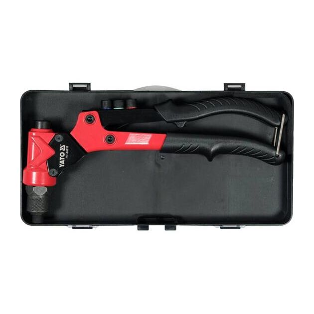 Заклепочник YATO с поворотной головкой, длина 275 мм, для нитов 2,4-4,8 мм, фото , изображение 15 | SNABZHENIE.com.ua