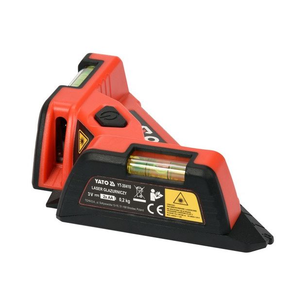 Лазерний рівень для укладки плитки YATO діапазон 10м, ± 1 мм, кут 90°, 2 лазера, 2 капсули, 2 x AA (YT-30410), фото , зображення 11 | SNABZHENIE.com.ua Лазерний рівень для укладки плитки YATO діапазон 10м, ± 1 мм, кут 90°, 2 лазера, 2 капсули, 2 x AA (YT-30410), фото , зображення 11 | SNABZHENIE.com.ua