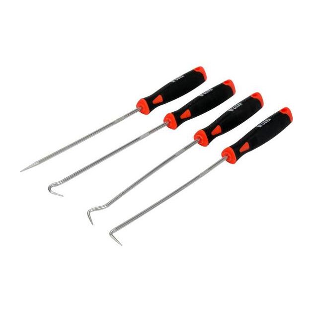 Набор длинных крючков с ручкой YATO и шило, 240 мм, 4 шт., фото , изображение 3 | SNABZHENIE.com.ua Набор длинных крючков с ручкой YATO и шило, 240 мм, 4 шт., фото , изображение 3 | SNABZHENIE.com.ua