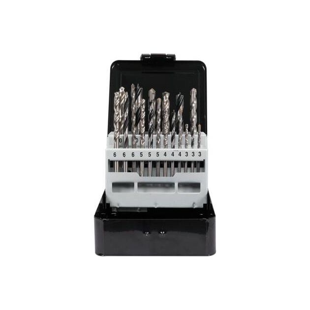 Свердла по металлу, бетону, дереву YATO, 3-10 мм, 18 шт., фото , изображение 3 | SNABZHENIE.com.ua