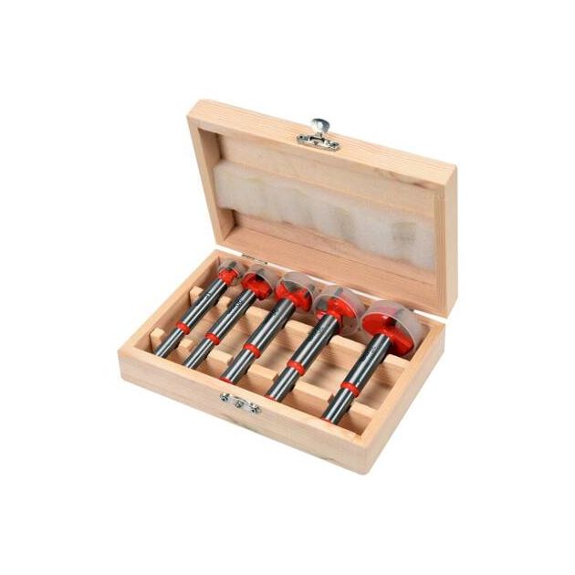 Набор сверл-фрез по дереву YATO 15-35 мм, 5 шт, в футляре, фото , изображение 5 | SNABZHENIE.com.ua Набор сверл-фрез по дереву YATO 15-35 мм, 5 шт, в футляре, фото , изображение 5 | SNABZHENIE.com.ua