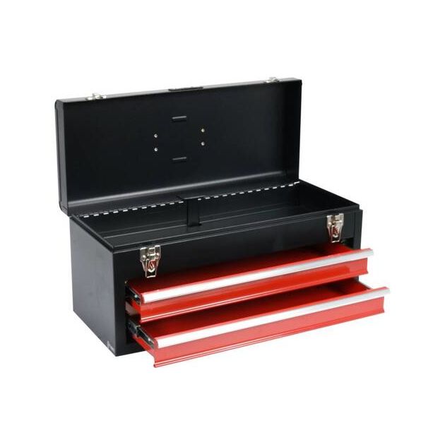 Металлический ящик для инструмента YATO с 2 ящиками, 218x255x520 мм, фото , изображение 3 | SNABZHENIE.com.ua Металлический ящик для инструмента YATO с 2 ящиками, 218x255x520 мм, фото , изображение 3 | SNABZHENIE.com.ua