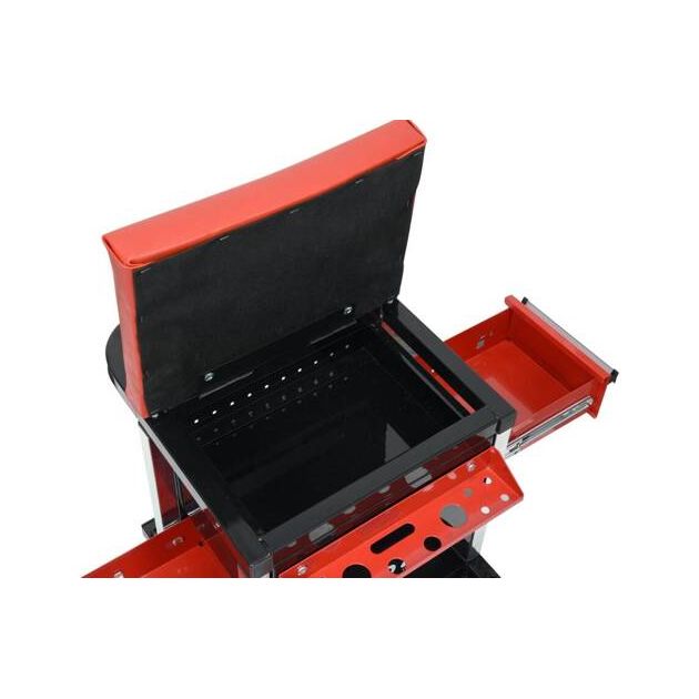 Табурет на колесах YATO з 2 ящиками, 530 x 470 x 360 мм, 150 кг (YT-08790), фото , зображення 14 | SNABZHENIE.com.ua Табурет на колесах YATO з 2 ящиками, 530 x 470 x 360 мм, 150 кг (YT-08790), фото , зображення 14 | SNABZHENIE.com.ua