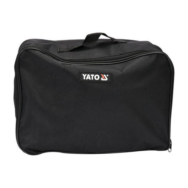 Автомобильный компрессор YATO 12В, 250Вт, 60л/мин, шланг 5м, LED фонарь, фото , изображение 11 | SNABZHENIE.com.ua