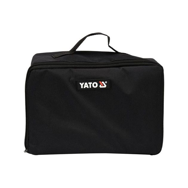 Компрессор автомобильный YATO 12В, 180Вт, 1МПа, 40л/мин, шланг 1м, кабель 3м, LED фонарь, фото , изображение 13 | SNABZHENIE.com.ua