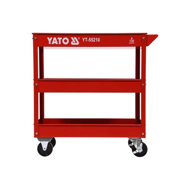 Тележка для майстерні YATO 3-рівнева на 4 колесах для макс. навантаження 130 кг (YT-55210), фото , зображення 9 | SNABZHENIE.com.ua Тележка для майстерні YATO 3-рівнева на 4 колесах для макс. навантаження 130 кг (YT-55210), фото , зображення 9 | SNABZHENIE.com.ua