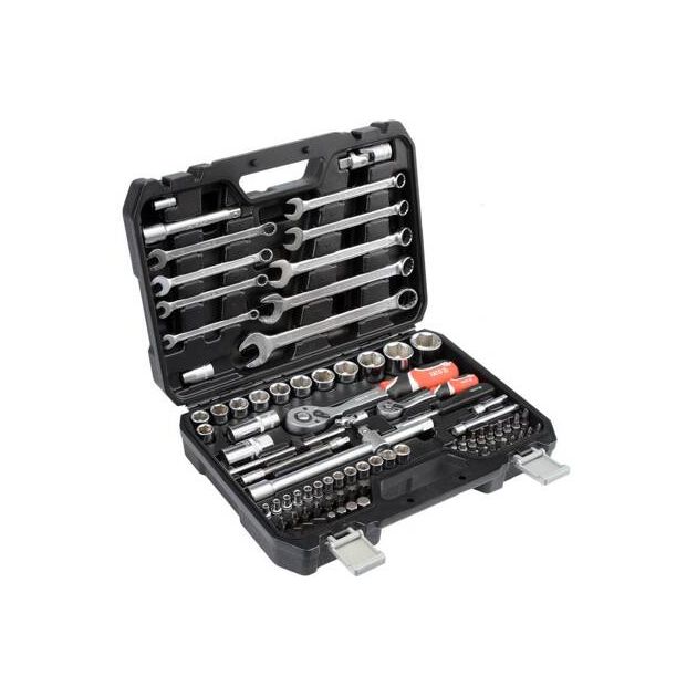 Набір інструментів YATO (YT-12691), квадрат 1/4, 3/8 і 1/2, 82 шт., фото , зображення 5 | SNABZHENIE.com.ua Набір інструментів YATO (YT-12691), квадрат 1/4, 3/8 і 1/2, 82 шт., фото , зображення 5 | SNABZHENIE.com.ua