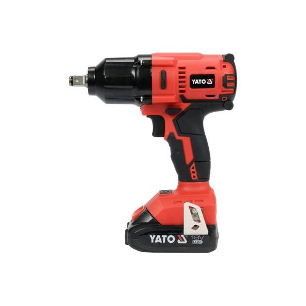Гайковерт аккумуляторный YATO 18 В, 1/2", 300/700 Нм, 2 акк., фото , изображение 7 | SNABZHENIE.com.ua Гайковерт аккумуляторный YATO 18 В, 1/2", 300/700 Нм, 2 акк., фото , изображение 7 | SNABZHENIE.com.ua