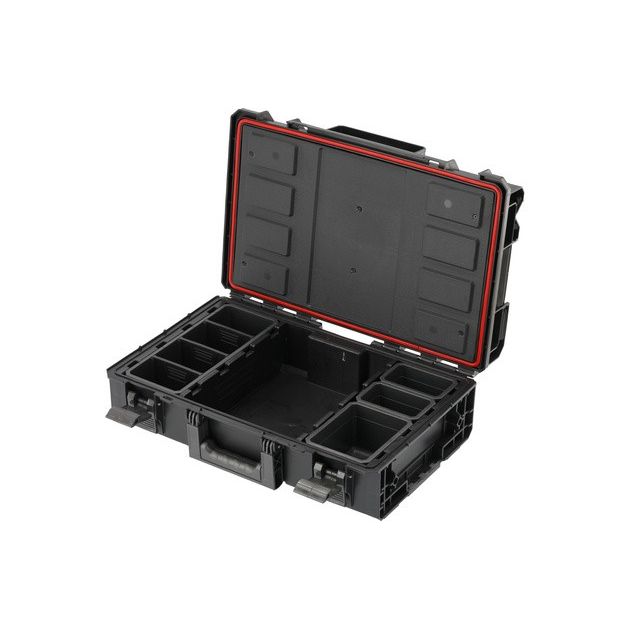 Ящик для інструментів 3 секції, 2 органайзери YATO на 2-х колесах 585х425х810 мм, висувна ручка, фото , зображення 23 | SNABZHENIE.com.ua