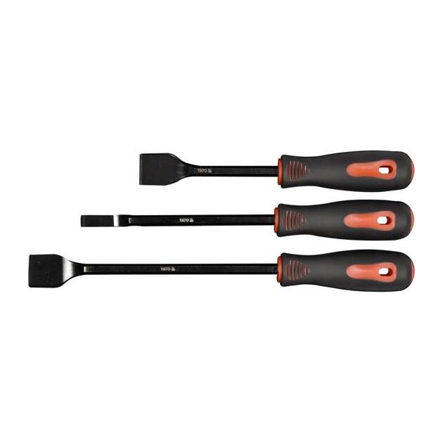 Набір скребків сталевих YATO 25 x 220 мм, 10 x 270 мм, 25 x 310 мм, 3 шт (YT-08474), фото , зображення 3 | SNABZHENIE.com.ua