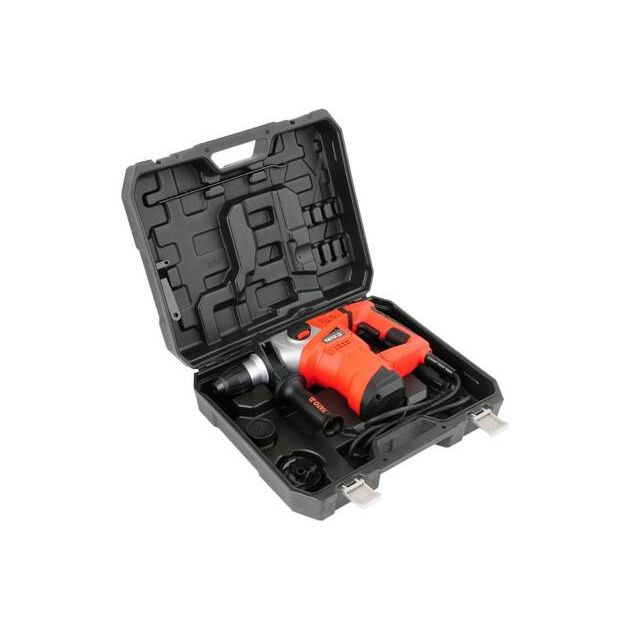 Перфоратор електросітковий SDS-Plus YATO 1500 Вт, 5 Дж, частота 3900 уд/хв, 32 мм (бетон), фото , зображення 9 | SNABZHENIE.com.ua Перфоратор електросітковий SDS-Plus YATO 1500 Вт, 5 Дж, частота 3900 уд/хв, 32 мм (бетон), фото , зображення 9 | SNABZHENIE.com.ua
