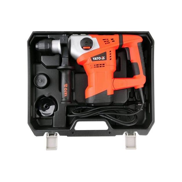 Перфоратор електросітковий SDS-Plus YATO 1500 Вт, 5 Дж, частота 3900 уд/хв, 32 мм (бетон), фото , зображення 13 | SNABZHENIE.com.ua Перфоратор електросітковий SDS-Plus YATO 1500 Вт, 5 Дж, частота 3900 уд/хв, 32 мм (бетон), фото , зображення 13 | SNABZHENIE.com.ua
