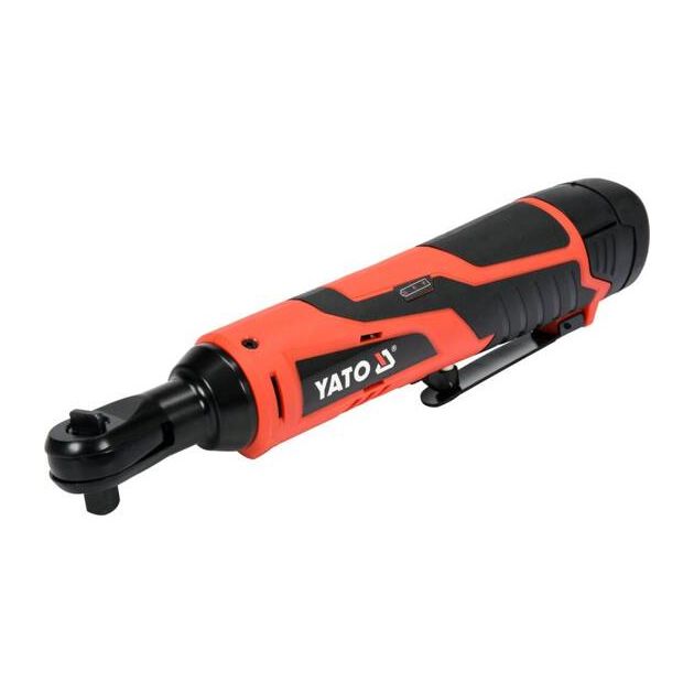 Ударная аккумуляторная трещотка YATO 3/8, 45 Нм + 4 головки (YT-82902), фото , изображение 5 | SNABZHENIE.com.ua