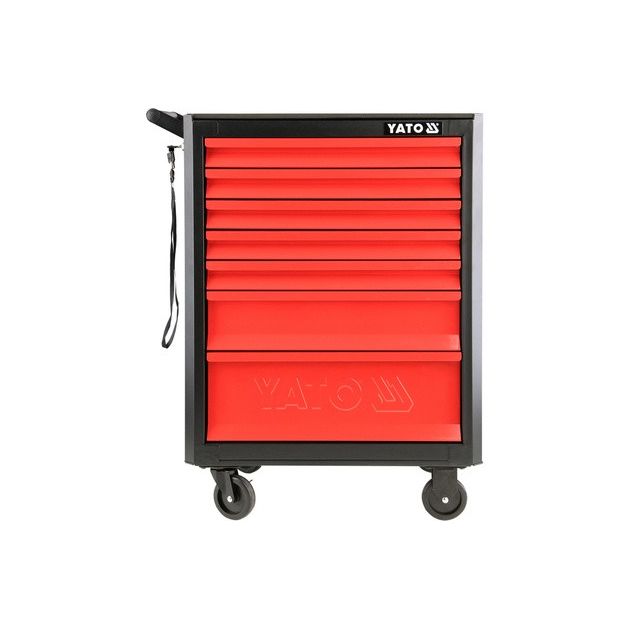 Шкаф-тележка для инструментов YATO с 7 ящиками, 932x665x453 мм, фото , изображение 4 | SNABZHENIE.com.ua Шкаф-тележка для инструментов YATO с 7 ящиками, 932x665x453 мм, фото , изображение 4 | SNABZHENIE.com.ua