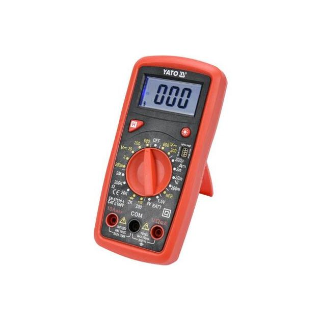 Мультиметр YATO (YT-73081) для вимірювання електричних параметрів, фото , зображення 5 | SNABZHENIE.com.ua