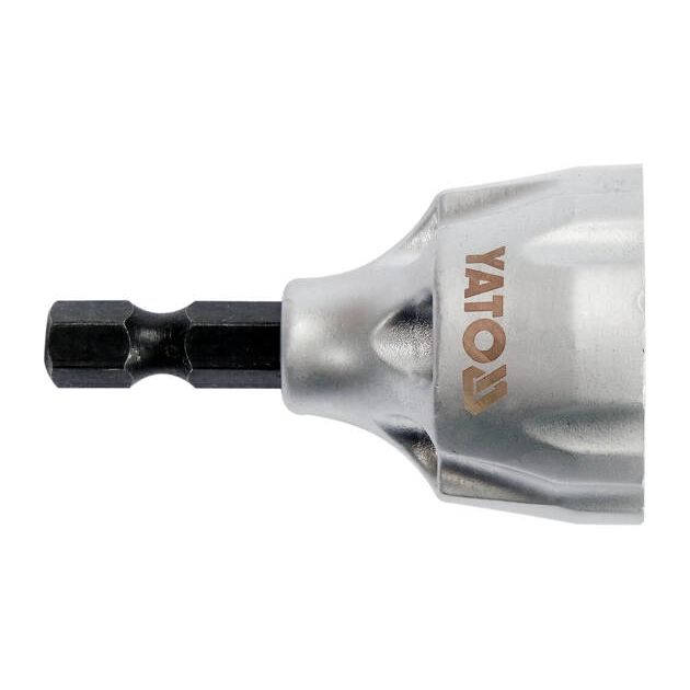 Знімач фаски YATO на 6-гран. шпинделі 1/4", Ø 3-19 мм, глиб. 12 мм, фото , изображение 4 | SNABZHENIE.com.ua