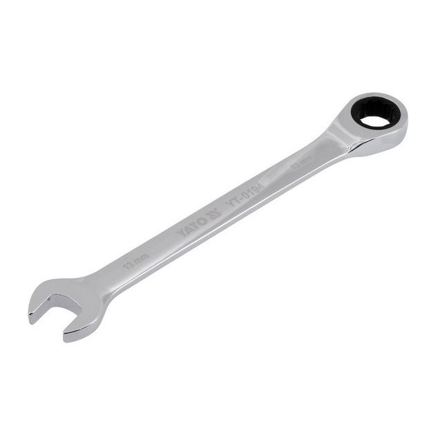 Ключ ріжково-накидний YATO 13 мм з тріщаткою, L= 180 мм, фото , изображение 3 | SNABZHENIE.com.ua