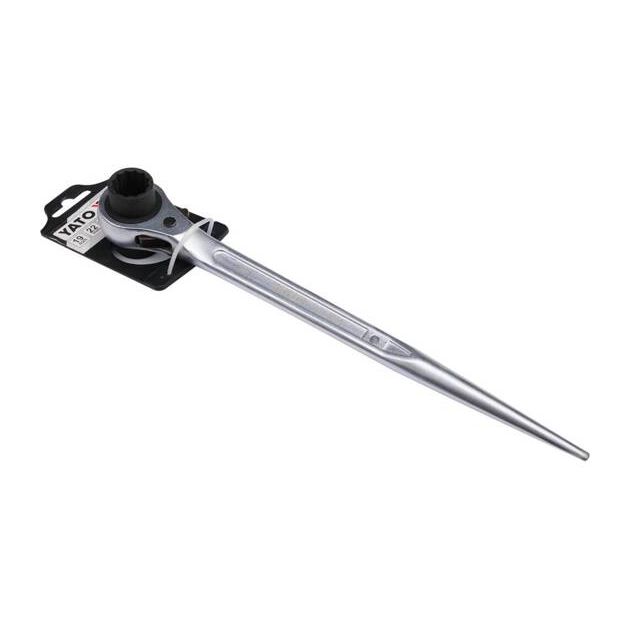 Ключ торцевий YATO з тріщаткою: M= 19x22 мм, L= 315 мм, фото , зображення 7 | SNABZHENIE.com.ua