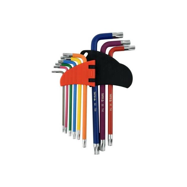 Ключі TORX YATO T10-T50, G-образні, двосторонні, HRC 58-62, S2, фото , зображення 3 | SNABZHENIE.com.ua