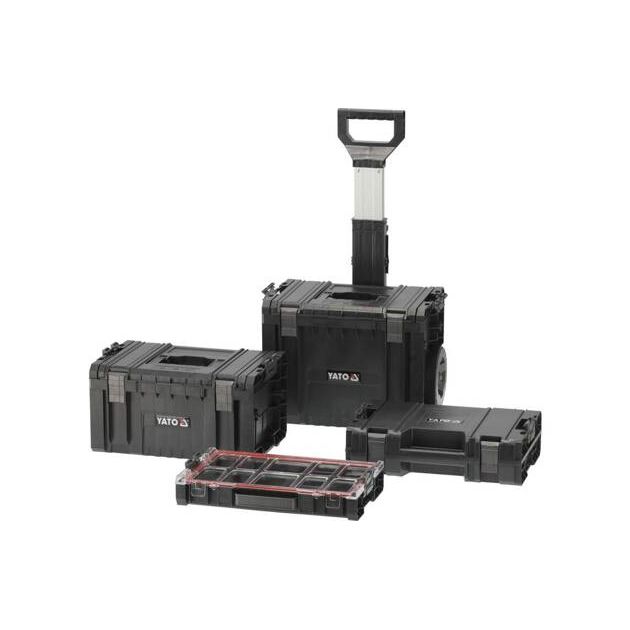 Ящики для інструментів YATO, 4 шт. 770x450x380 мм, на колесах, до модуля 35B23B41G28W S12, фото , зображення 13 | SNABZHENIE.com.ua