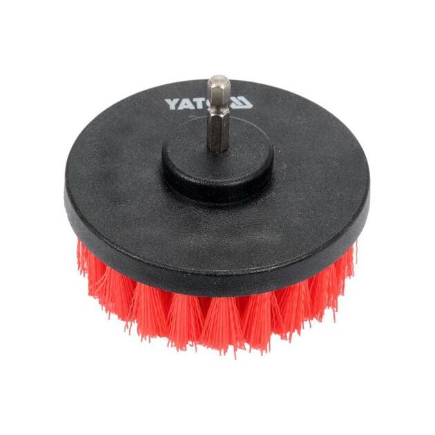 Щітки до дрилі з нейлоновим ворсом YATO і 6-гран. шпинделем, 5 шт. [24/192], фото , зображення 11 | SNABZHENIE.com.ua