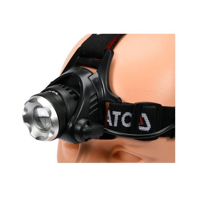 Налобный светодиодный фонарь, 3 режима, 4 х AA батареи YATO, фото , изображение 7 | SNABZHENIE.com.ua