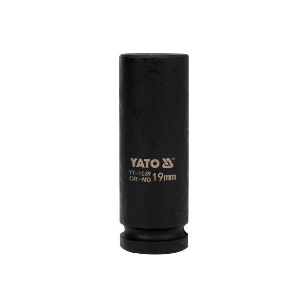 Головка торцевая ударная 6-гранная 1/2" 19 мм YATO (YT-1039), фото , изображение 4 | SNABZHENIE.com.ua Головка торцевая ударная 6-гранная 1/2" 19 мм YATO (YT-1039), фото , изображение 4 | SNABZHENIE.com.ua